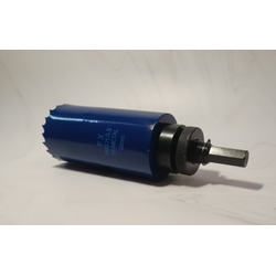 Коронка биметаллическая диаметр 40 мм глубина 100 мм