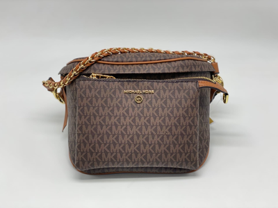 Сумка поясная Michael Kors коричневая