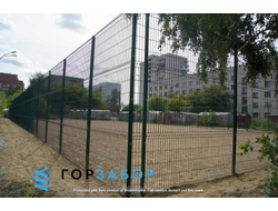 Оцинкованные распашные ворота с монтажом под ключ