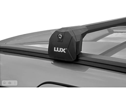 Багажная система БС6 LUX SCOUT черная на интегрированные рейлинги для Renault Talisman универсал 2020-