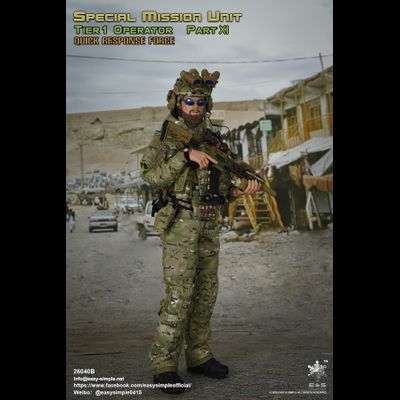 БОЕЦ СИЛ СПЕЦИАЛЬНЫХ ОПЕРАЦИЙ США - Коллекционная ФИГУРКА 1/6 scale SMU Tier 1 Operator Part XI Quick Response Force (26040B) - Easy&amp;Simple