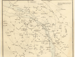 Картина обогреватель, фото старинной Карты Линии и дуги на небе