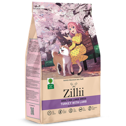 ZILLII Adult Large Breed Корм сухой для взрослых собак крупных пород Индейка с Ягненком  3 кг