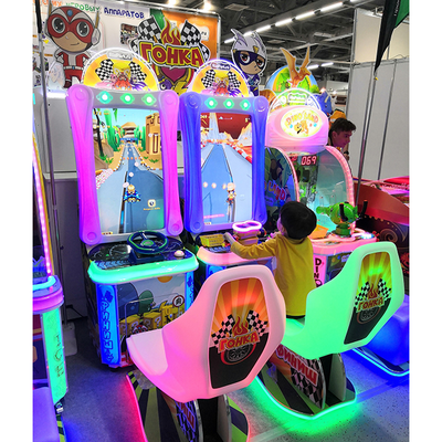 Детский игровой аппарат «Двойная Вертикальная Мото-Мото Гонка»