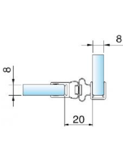 Q88 Магнитный уплотнитель 6-8 мм 2,0 м