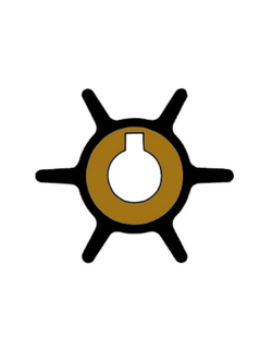 Импеллер помпы охлаждения двигателя Ancor 3791 Ø40x16.6мм 6 лопастей из черного неопрена