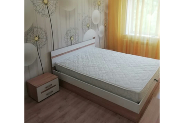 Спальня "Ким" дуб сонома/белый глянец