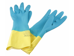 Перчатки латексные БИКОЛОР(Bi-Color), хозяйственные (85 г)