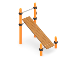 2222.50 Воркаут "Наклонная скамья для упражнений на пресс"