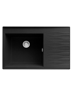 Кухонная мойка Fostogran Веста 510х800х190мм, 404-Антрацит