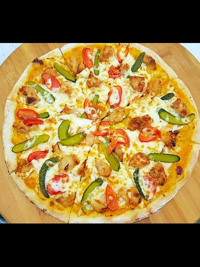 ПИЦЦА ЧИКЕНБУРГЕР на ТОНКОМ ТЕСТЕ