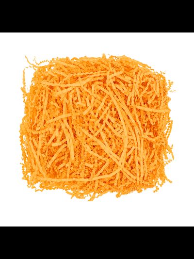 Наполнитель бумажный волнистый Премиум (оранжевый), 100г