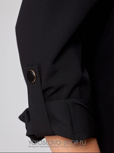 Костюм 2-х предметный брючный черного цвета