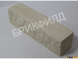 Имитация природного камня. Евростандарт "Шуба". Белый. Кирпичный завод Брик Филд