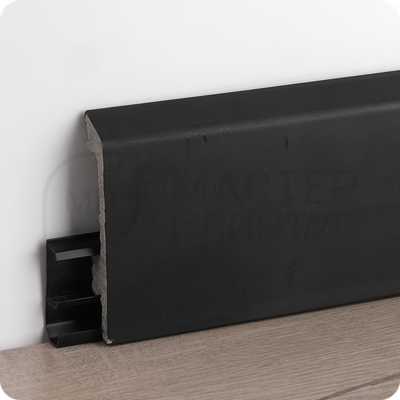 Плинтус из дюрополимера Winart Quadro Pro 80х16х2000 мм. Нэро 010