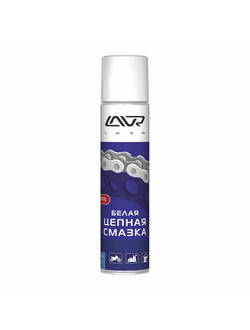 LAVR Белая цепная смазка с PTFE White chain lube with PTFE 400 мл (аэрозоль)