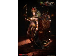 Египетская богиня Хатор (в золотом) - Коллекционная фигурка 1/6 Ancient Egyptian Mythology Hathor Gold (PL2024-226A) - TBLeague