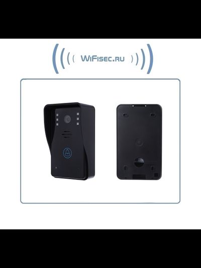 WiFi/LAN вызывная панель видеодомофона, интерком связь с активным подавлением шума, открытие замка через мобильное приложение, HD. до - 10 град.С. (163eye/YooSee)