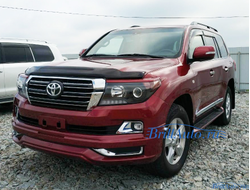 Бампер + губа MODELLISTA (V1) Toyota Land Cruiser 200 2007-2015 в стиле 2016+