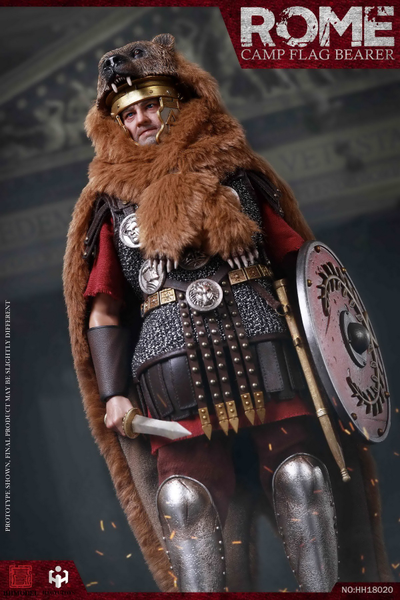 Римский знаменосец  - Коллекционная ФИГУРКА 1/6 scale Imperial Army — Camp flag bearer (HH18020) - HAOYUTOYS