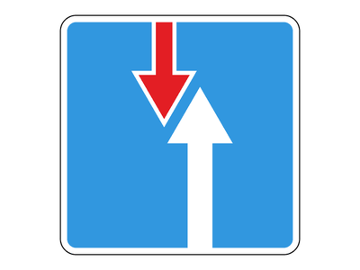 Знак дорожный 2.7 Преимущество перед встречным движением