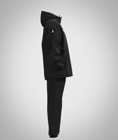 Ветрозащитный костюм на молнии "Россия" BRAVEGARD черный