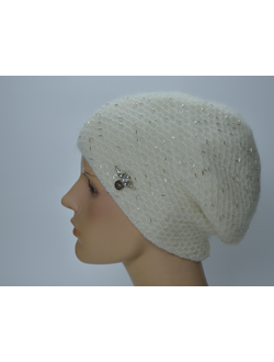 Vizio Италия 1355 берет белый осень зима 2024 - 2025 купить vizionshop