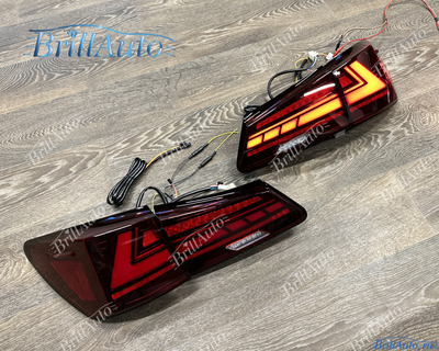 Стопы Lexus IS 05-12 красные с анимацией