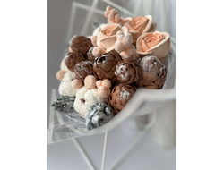 Зимний букет из зефира