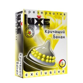 ПРЕЗЕРВАТИВ "LUXE" КРИЧАЩИЙ БАНАН (шары) 1 штука