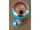 Медная ваза для конфет Фирузе-куби Иран арт.364-П
