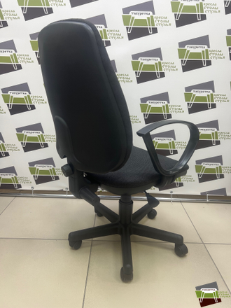 Кресло Юпитер Рондо, ткань, т. серый В-40