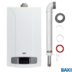 Котел газовый настенный BAXI LUNA-3 1.310 Fi одноконтурный, CSE45531366- + Комплект дымохода "антилед"