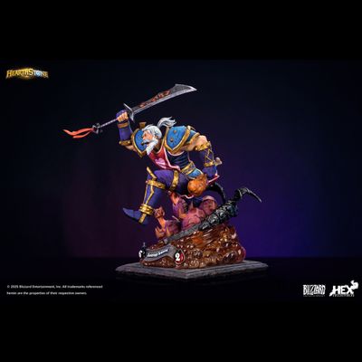 Лирой Дженкинс (серия Warcraft, HearthStone) - КОЛЛЕКЦИОННАЯ СТАТУЯ 1/10 Leeroy Collector's Statue (HEXHS08) - HEX Collectibles x Blizzard