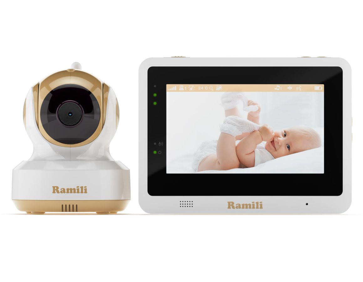 Wi-Fi видеоняня Ramili Baby RV1500 с сенсорным монитором и одной поворотной видеокамерой