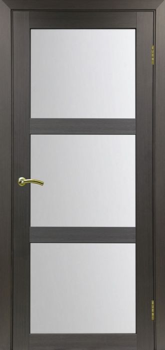Межкомнатная дверь "Турин-530.222" венге (стекло сатинато)