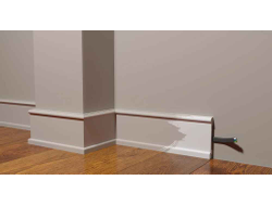 Напольный плинтус Decor-Dizayn DD712, для покраски, влагостойкий, ударопрочный, 2 метра