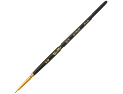 Roubloff: Кисть серии 1S15 №00 (синтетика круглая под колонок, короткая ручка)