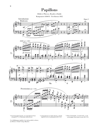 Шуман. "Бабочки", op. 2 для фортепиано