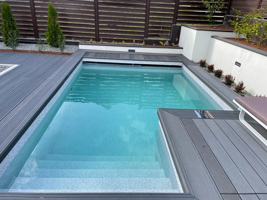 Выполненный бассейн