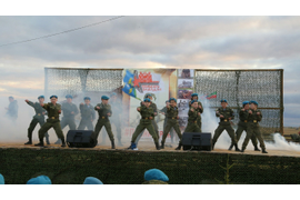  Соревнования по военно-прикладным видам  спорта на родине героя Советского Союза  П.М.Гаврилова  в  с. Альвидино 