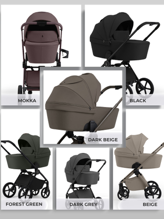 Коляска 2в1 Sweet Baby Elegante Pro Dark Beige