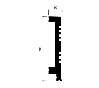 Карниз 6.53.705 - 19*90*2000мм