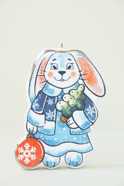 Комплект ёлочных игрушек "Зайцы"