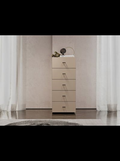 Гиза Комод 5 ящ. Меланж/Венге