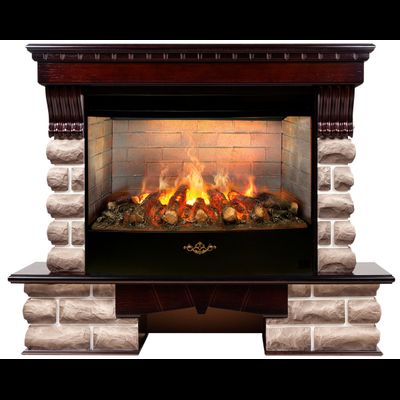 Электрокамин Kansas AO с очагом 3D FireStar 33