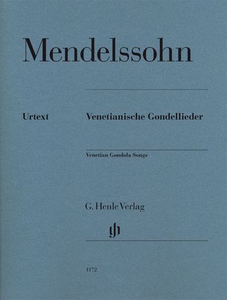 Mendelssohn Venetian Gondola Songs for Piano