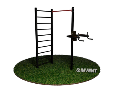 Спортивный комплекс 4 в 1 - Лестница, Турник, Брусья, Пресс (UK-050)