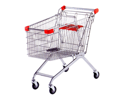 Тележка 210л, д/с, PU-125Ø, Λ-основание