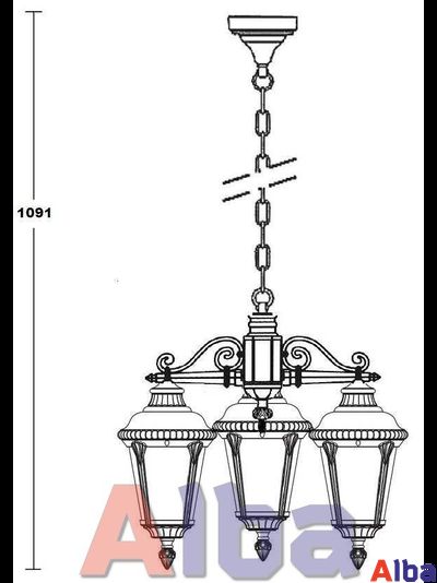 Munich 79750/3 Парковый светильник